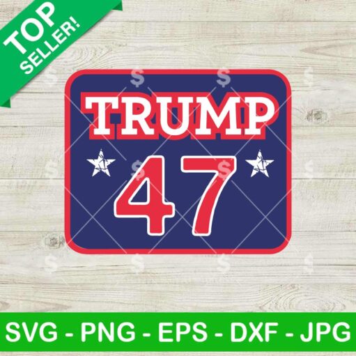 Trump 47 President SVG