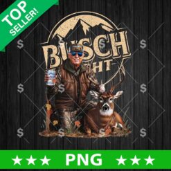 Trump Hunting With Busch Light Beer PNG