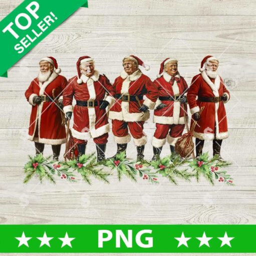 Donald Trump Santa Claus Christmas PNG