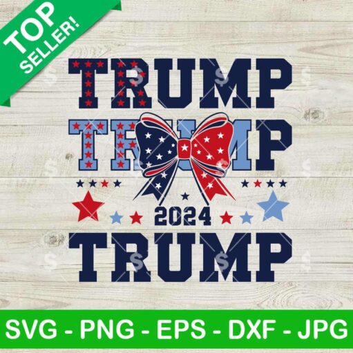 Trump Coquette Bow 2024 SVG