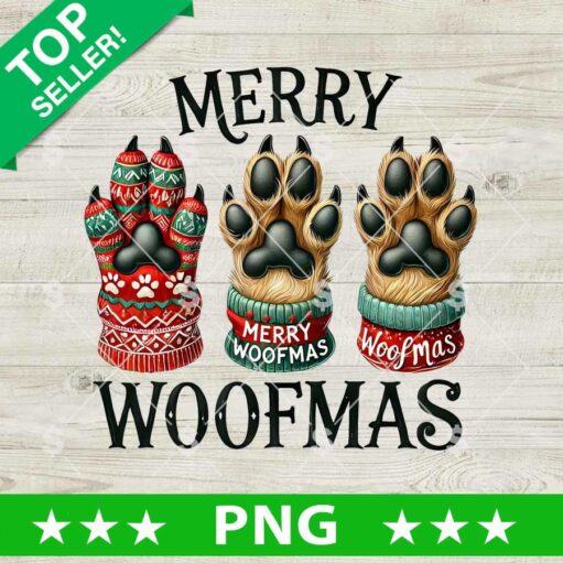 Merry Woofmas PNG