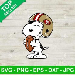 Snoopy San Francisco 49ers NFL SVG, Snoopy Football SVG, Snoopy 49ers Helmet SVG