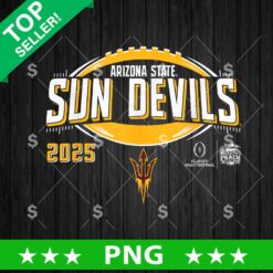 Arizona State Sun Devils CFP Quarterfinal Peach Bowl 2024 PNG, Sun Devils CFP Quarterfinal Peach Bowl PNG, Arizona State Sublimation PNG