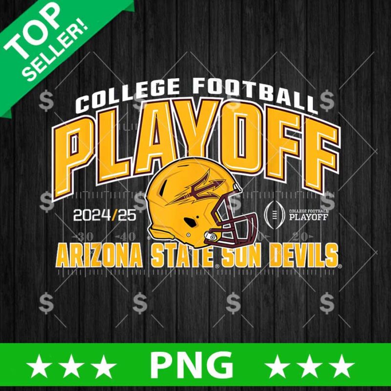 Arizona State Sun Devils College Football Playoff 2024-2025 PNG