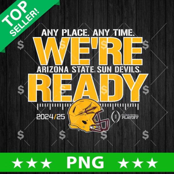 Arizona State Sun Devils College Football Playoff 24-25 PNG