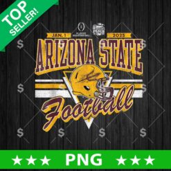 Arizona State Sun Devils Peach Bowl CFP PNG, Arizona State Football PNG, Peach Bowl 2025 Sublimation PNG