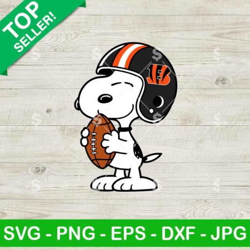 Snoopy Cincinnati Bengals NFL SVG