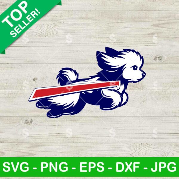 Bichon Frise Buffalo Bills Logo SVG