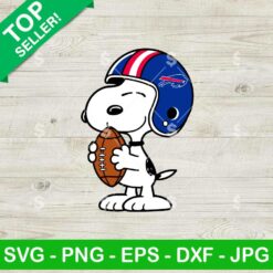Snoopy Buffalo Bills NFL SVG, Snoopy Football Helmet SVG