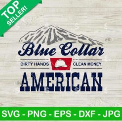 Blue Collar American Beer SVG