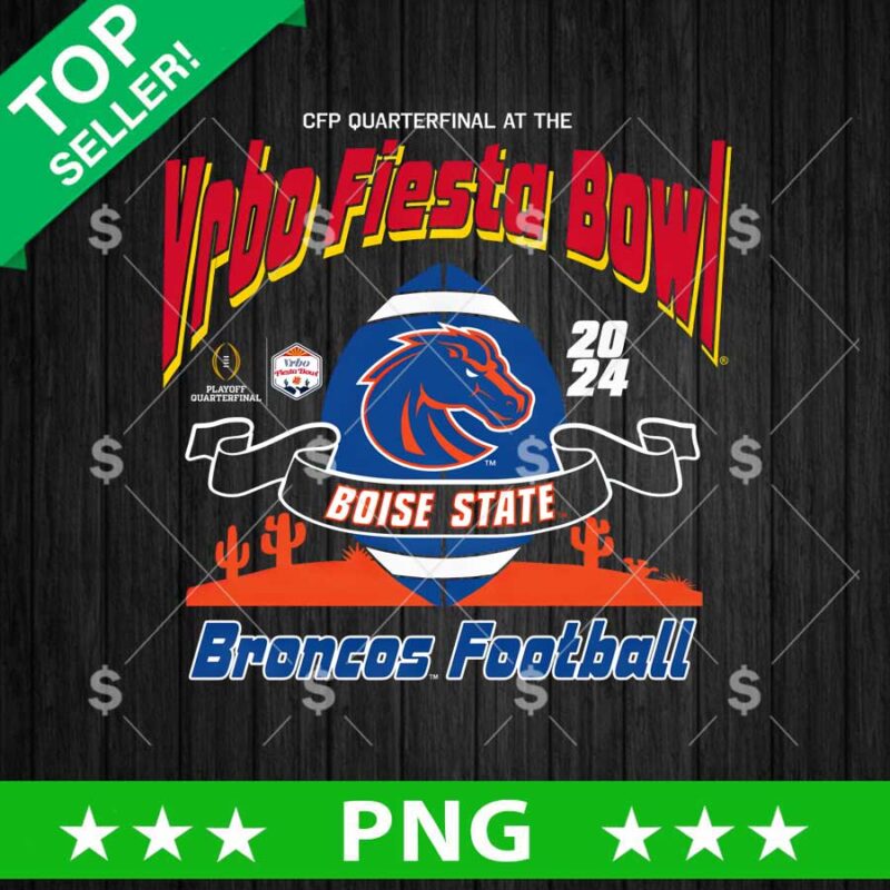 Boise State Broncos Fiesta-Bowl CFP PNG, Fiesta Bowl PNG, Boise State Broncos Sublimation PNG