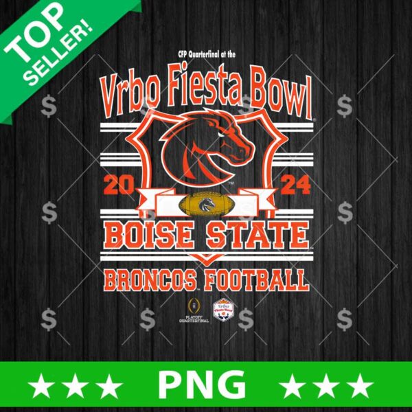 Boise State Broncos Fiesta Bowl CFP 2024-2025 PNG
