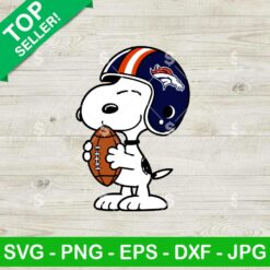Snoopy Denver Broncos NFL SVG, Snoopy Football Helmet SVG