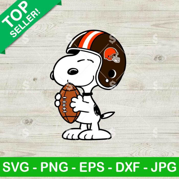 Snoopy Cleveland Browns NFL SVG, Snoopy Football Helmet SVG
