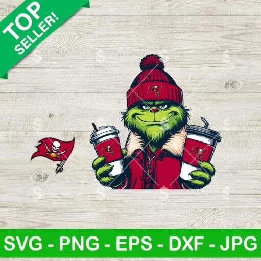 Grinch Coffee Tampa Bay Buccaneers Team SVG