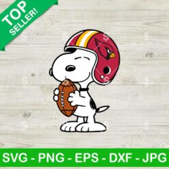 Snoopy Arizona Cardinals Football SVG, Snoopy Football NFL Team SVG