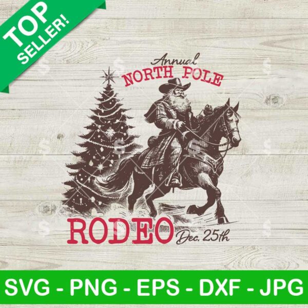 Cowboy Santa Western Christmas SVG
