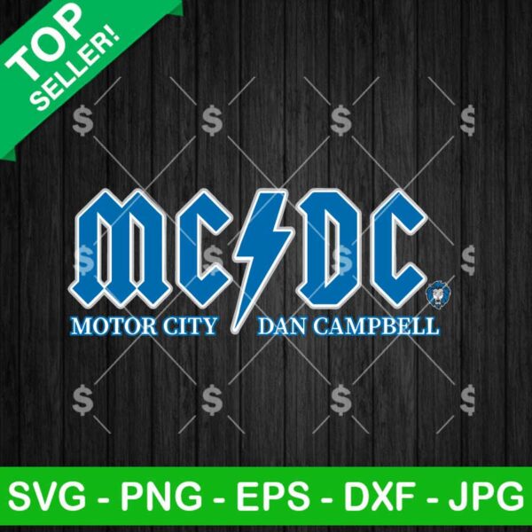 Detroit Lions MCDC SVG