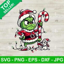 Funny Grinch Kid SVG