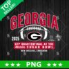 Georgia Bulldogs Sugar-Bowl 2024 2025 PNG