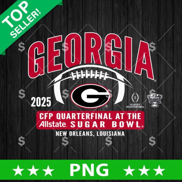 Georgia Bulldogs Sugar-Bowl 2024 2025 PNG