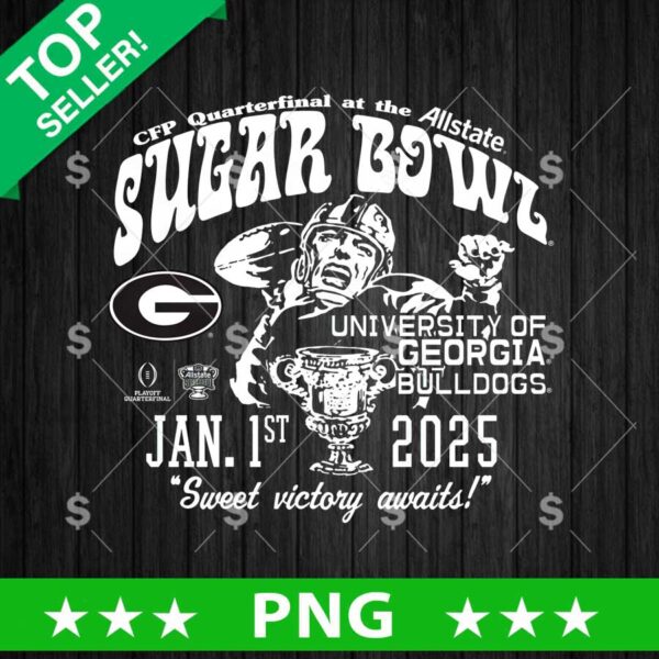 Georgia Bulldogs Sugar Bowl 2024 25 CFP PNG