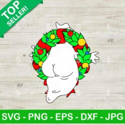 Ghostbusters Butt Christmas Wreath SVG