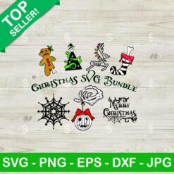 Gothic Christmas SVG Bundle, Creepy Christmas SVG, Dark Christmas SVG
