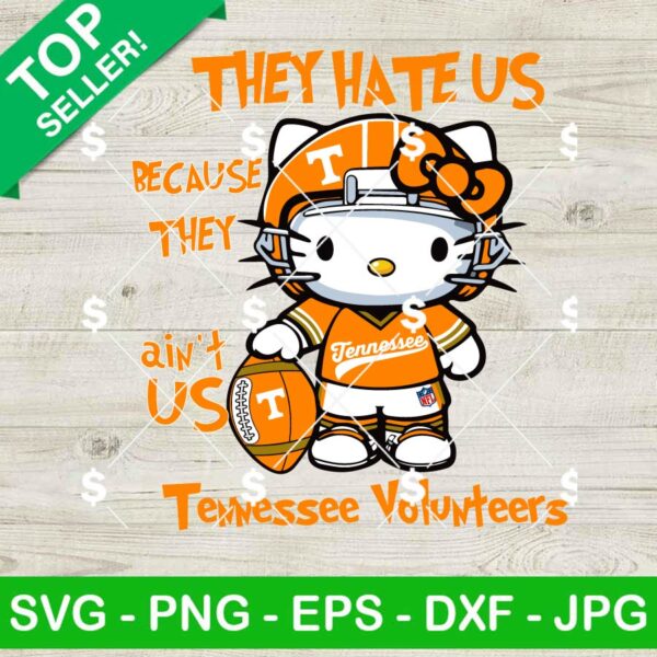 Hello Kitty Tennessee Volunteers NCAA Team SVG, Tennessee Volunteers Football SVG, Hello Kitty NCAA Team SVG