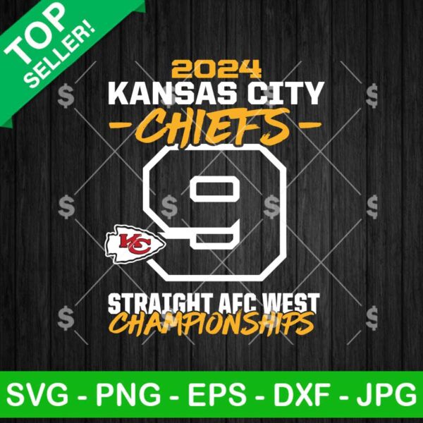 Kansas City Chiefs Nine Straight AFC SVG