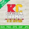 Kansas City Division Champs 9 Is Divine SVG