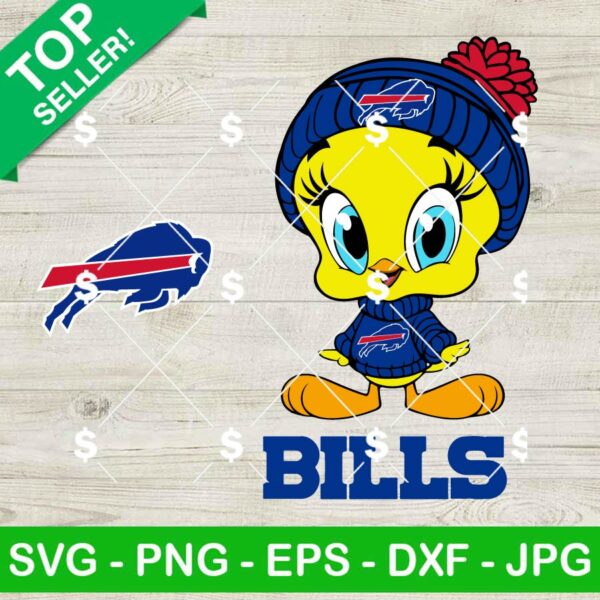 Looney Tunes Tweety Buffalo Bills Football SVG Bundle