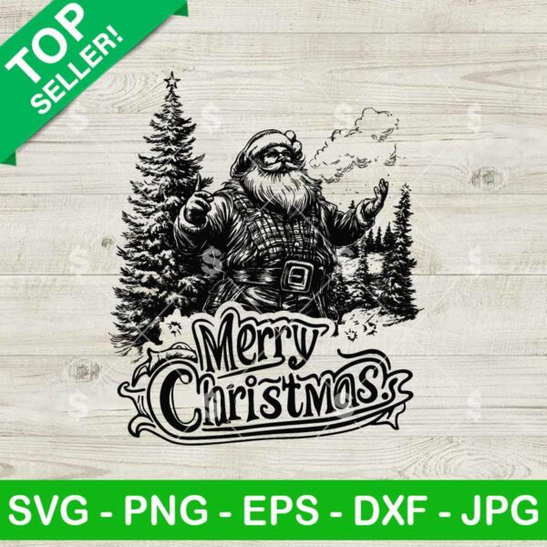 Santa Merry Christmas SVG