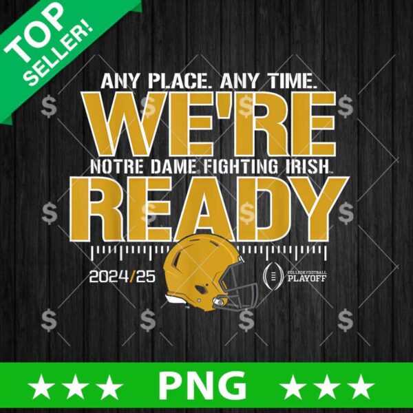 2024 College Football Playoff National Championship Notre Dame Fighting Irish PNG