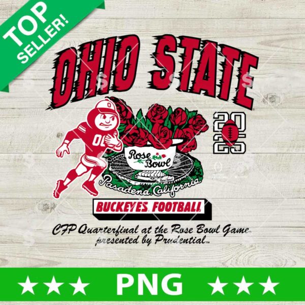 Ohio State Buckeyes Rose Bowl CFP PNG