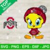 Ohio State Buckeyes Looney Tunes Tweety Football SVG