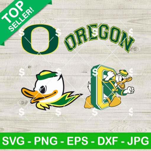 Oregon Ducks Football Logo SVG Bundle