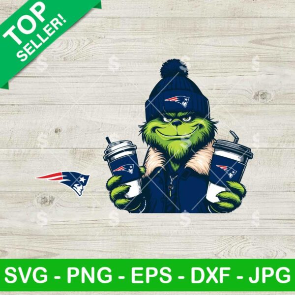 New England Patriots Grinch Jacket SVG