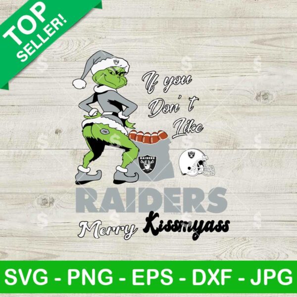Las Vegas Raiders Merry Kissmyass SVG