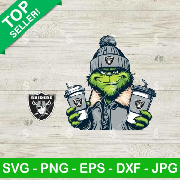 Las Vegas Raiders Grinch Jacket SVG