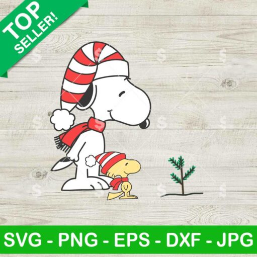 Snoopy Christmas SVG