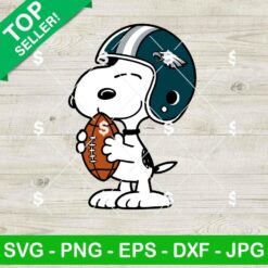 Snoopy Philadelphia Eagles Football SVG