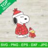 Snoopy Woodstock Winter Jacket SVG