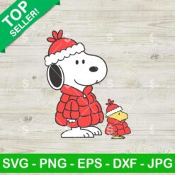 Snoopy Woodstock Winter Jacket SVG