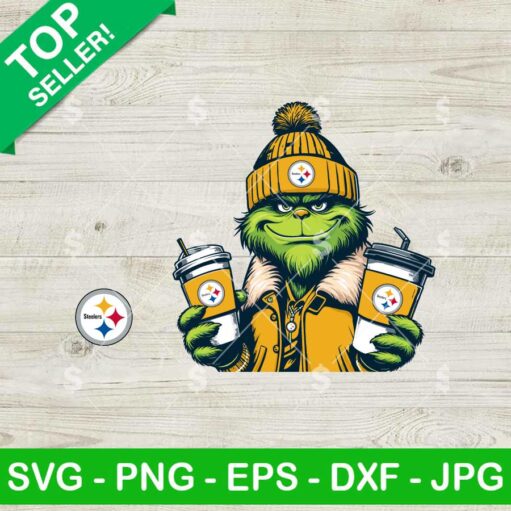 Grinch Pittsburgh Steelers Jacket SVG