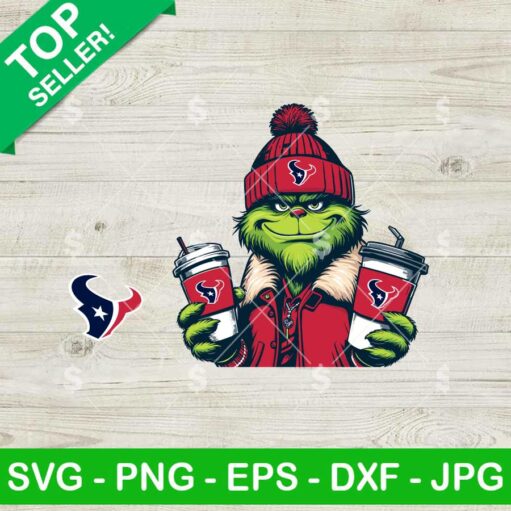 Grinch Houston Texans Jacket SVG