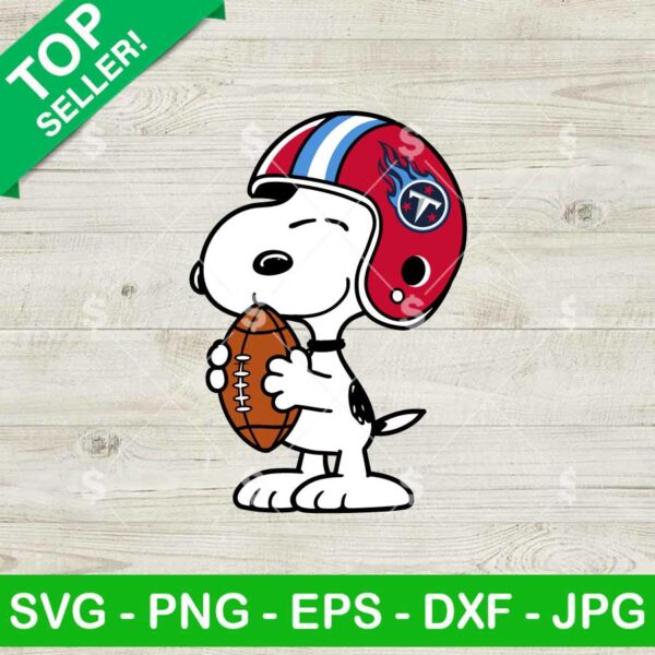 Snoopy Tennessee Titans Football SVG