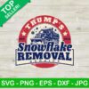Trump's Snowflake Removal Service SVG