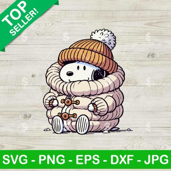Winter Snoopy SVG