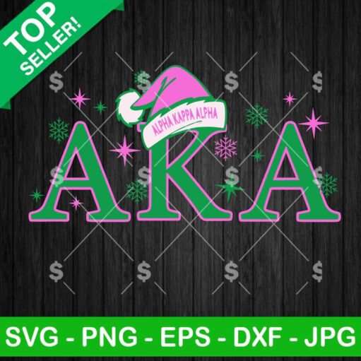 AKA Christmas SVG